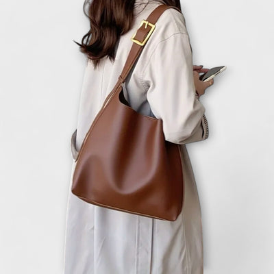 Flint - Elegante bolso bandolera de piel