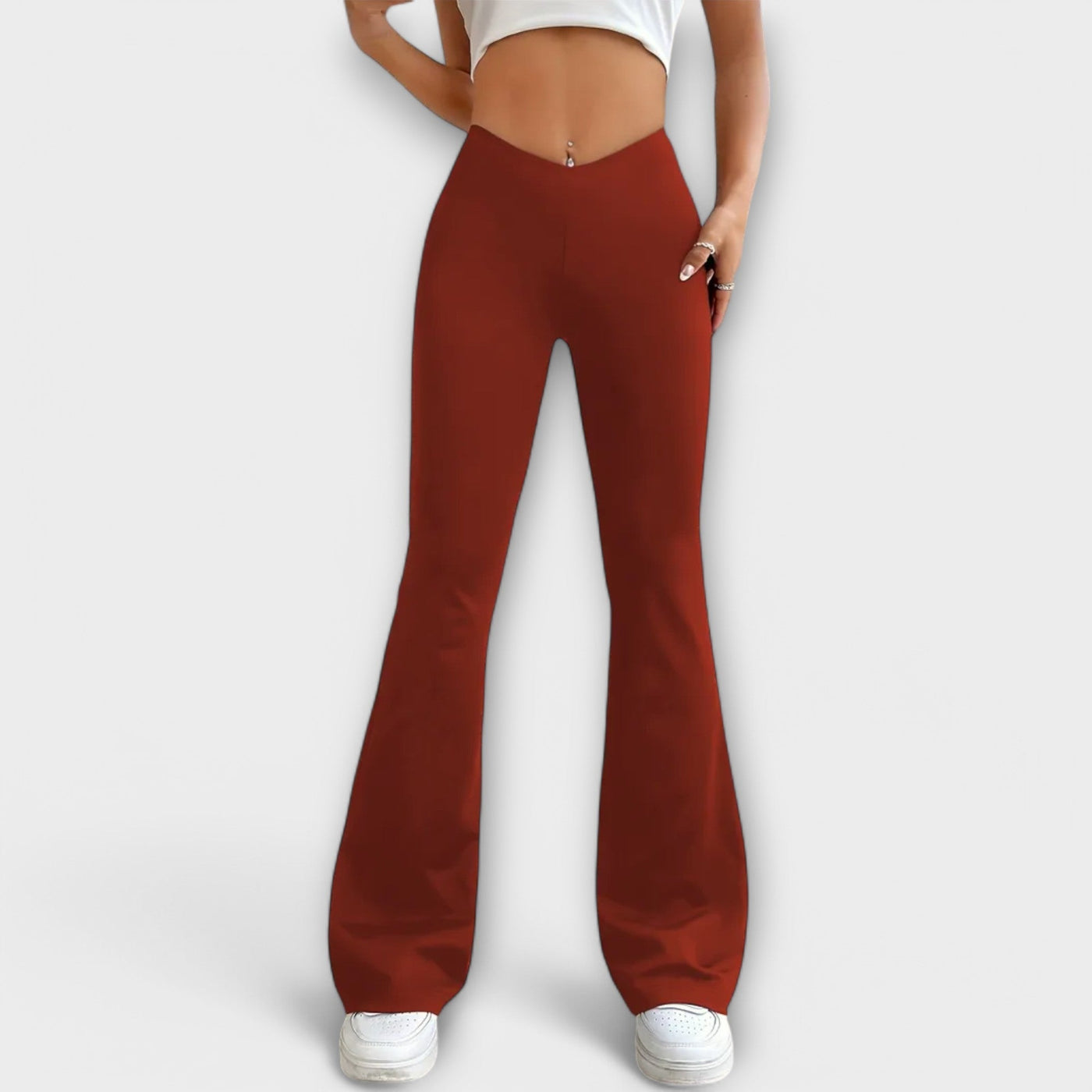Serena - Pantalones holgados con pata ancha