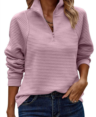 Vilja - Sudadera con medio cierre