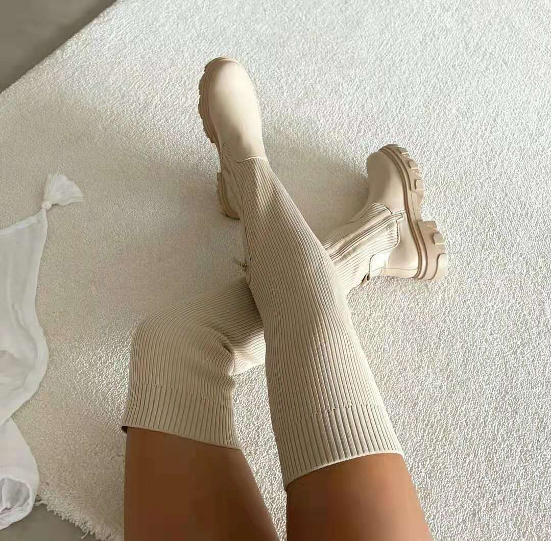 Botines por encima de la rodilla