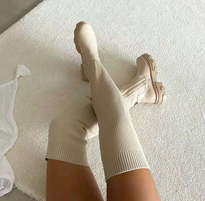 Botines por encima de la rodilla