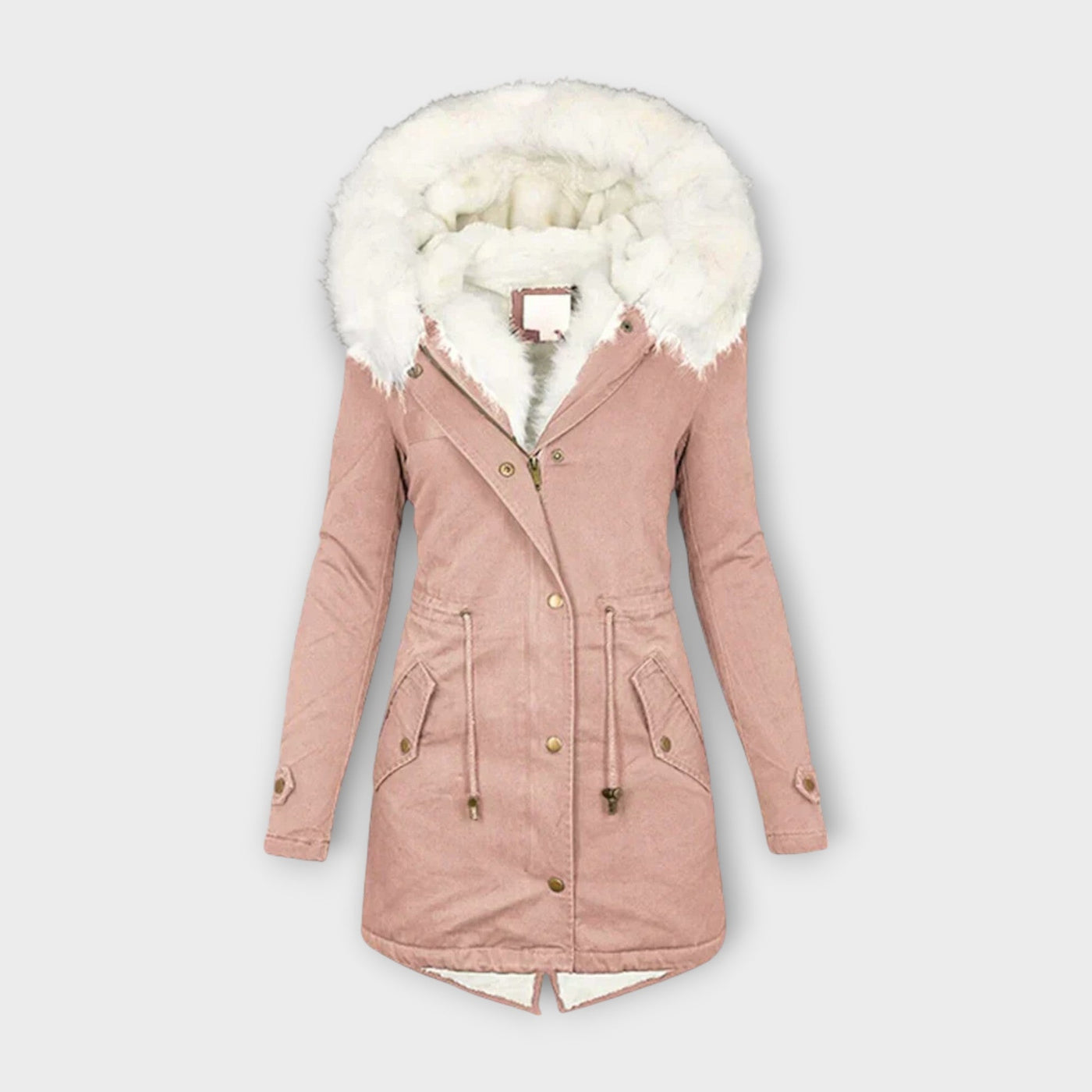 Ivara - Chaqueta de invierno impermeable y forrada de peluche