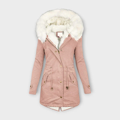 Ivara - Chaqueta de invierno impermeable y forrada de peluche