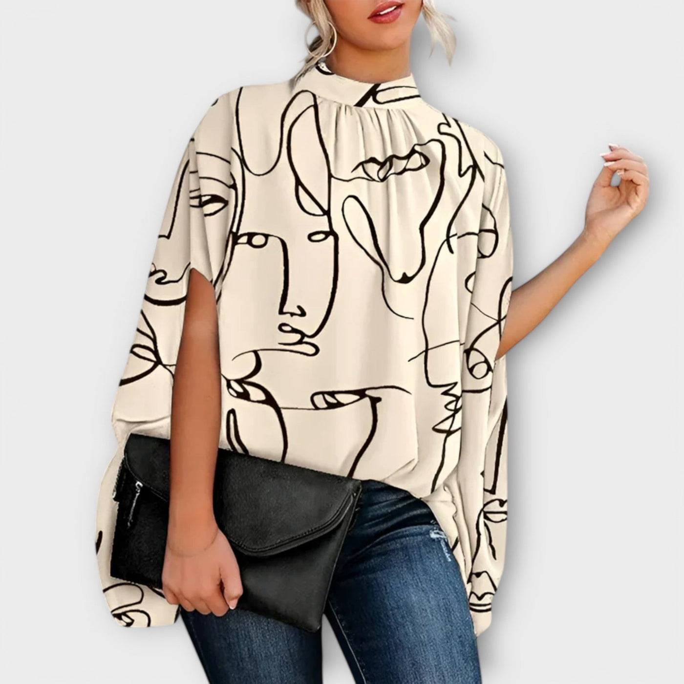 Jacqueline - Blusa de noche versátil