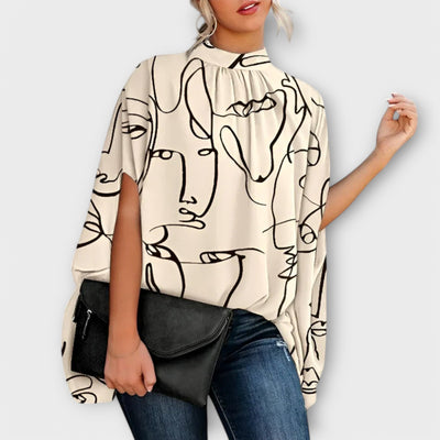 Jacqueline - Blusa de noche versátil