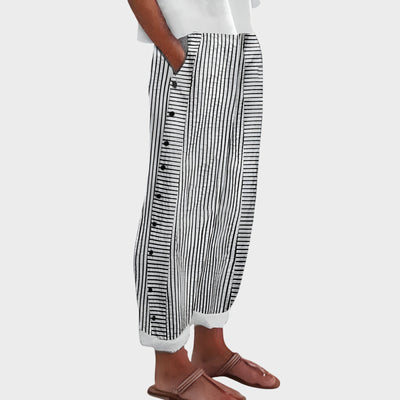 Sandrine - Pantalón de lino