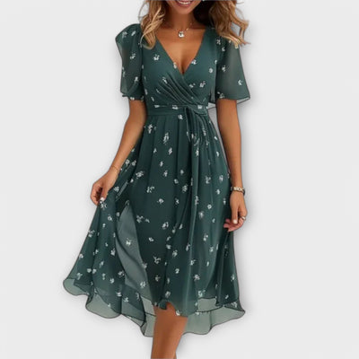 Annegret - Vestido de mujer con escote en V