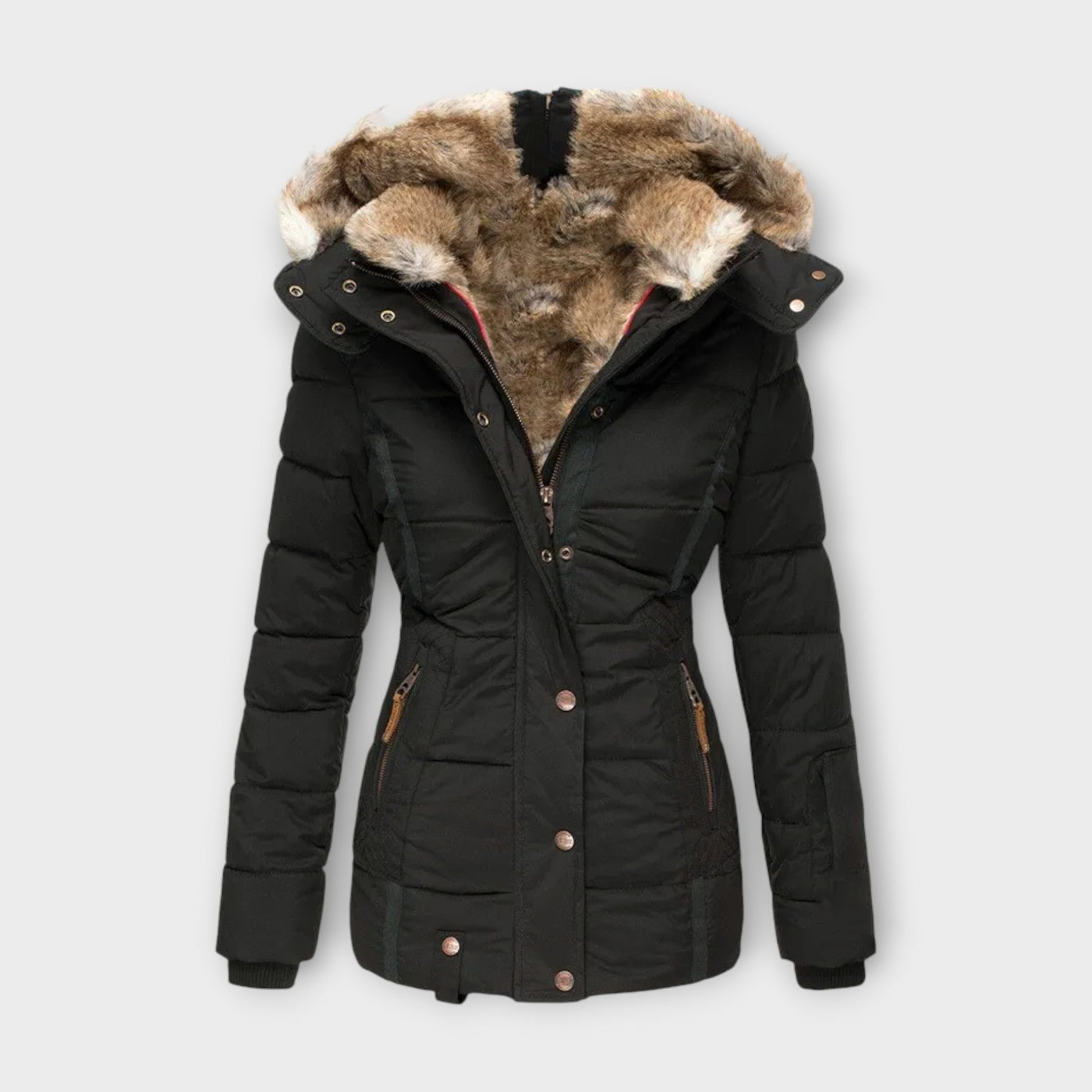 Emine - Chaqueta de forro de felpa cálido