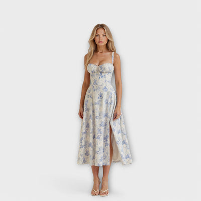 Kiana - Vestido midi cinturón