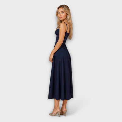 Kiana - Vestido midi cinturón