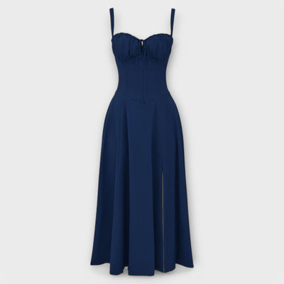 Kiana - Vestido midi cinturón