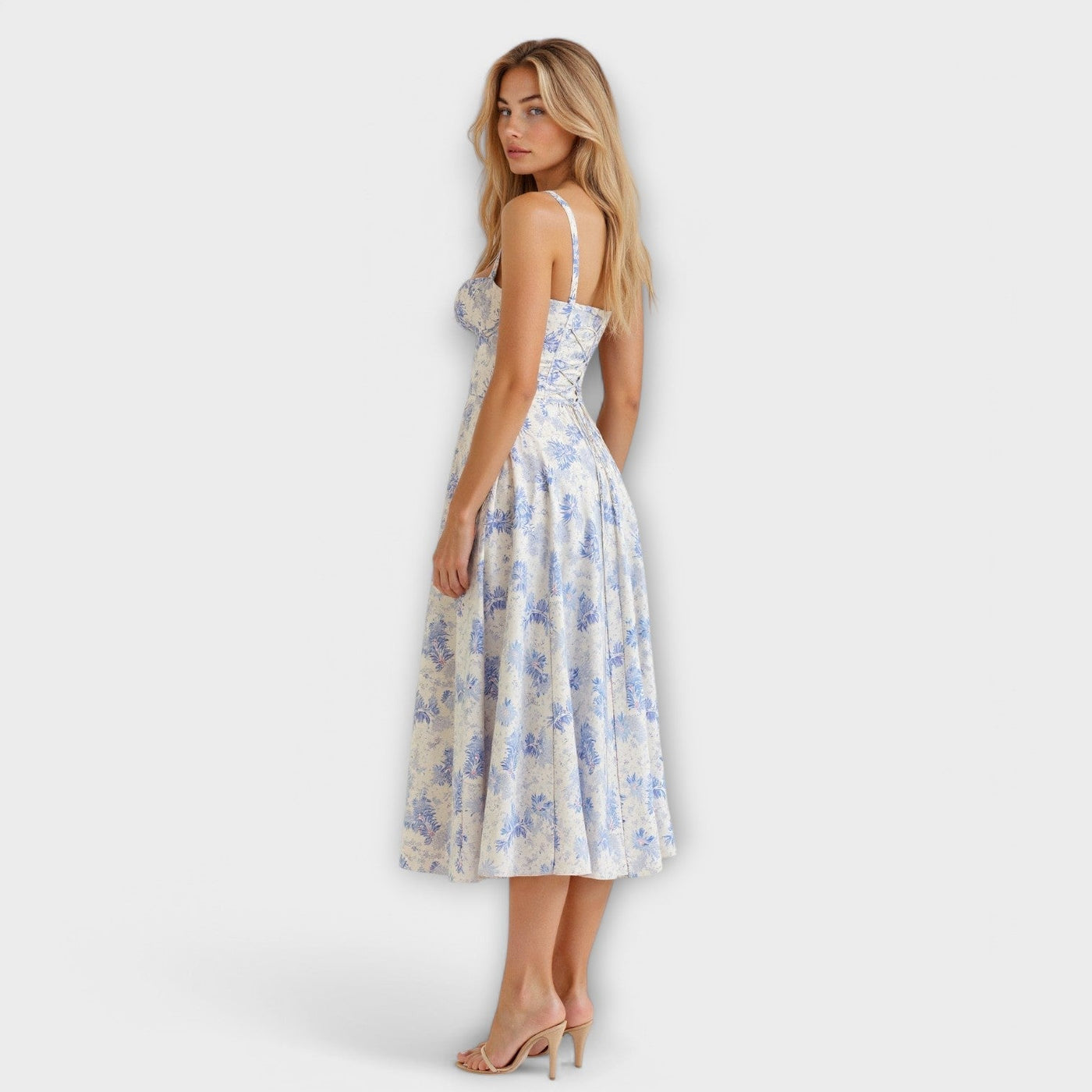 Kiana - Vestido midi cinturón