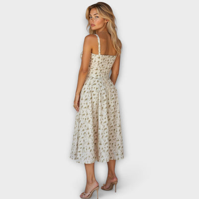 Kiana - Vestido midi cinturón