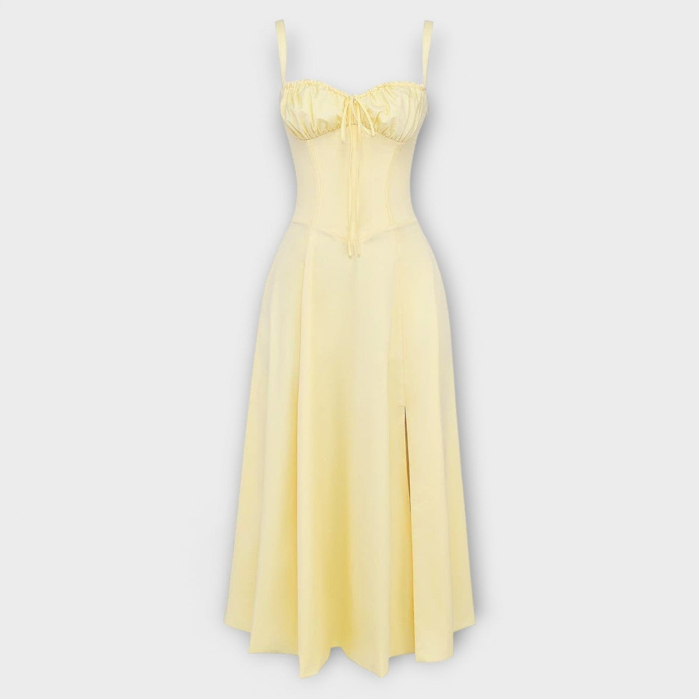 Kiana - Vestido midi cinturón