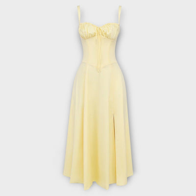Kiana - Vestido midi cinturón