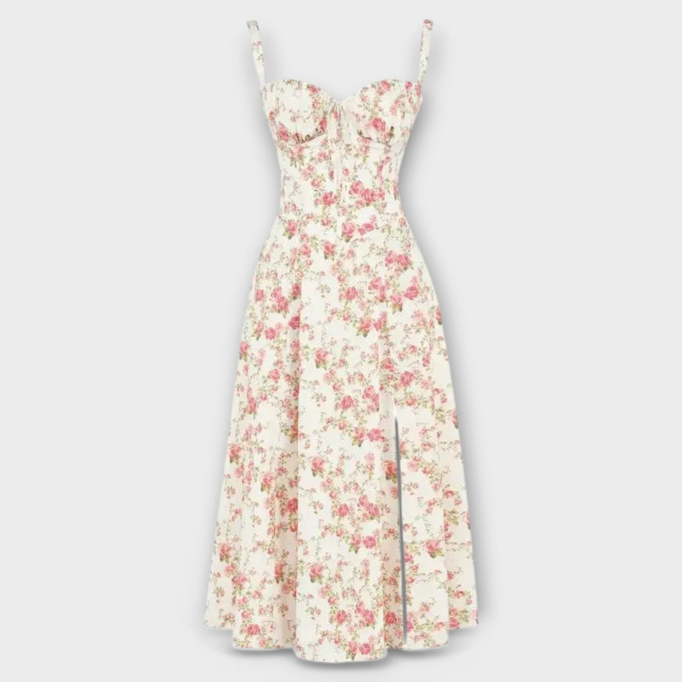Kiana - Vestido midi cinturón