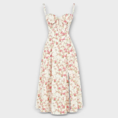 Kiana - Vestido midi cinturón
