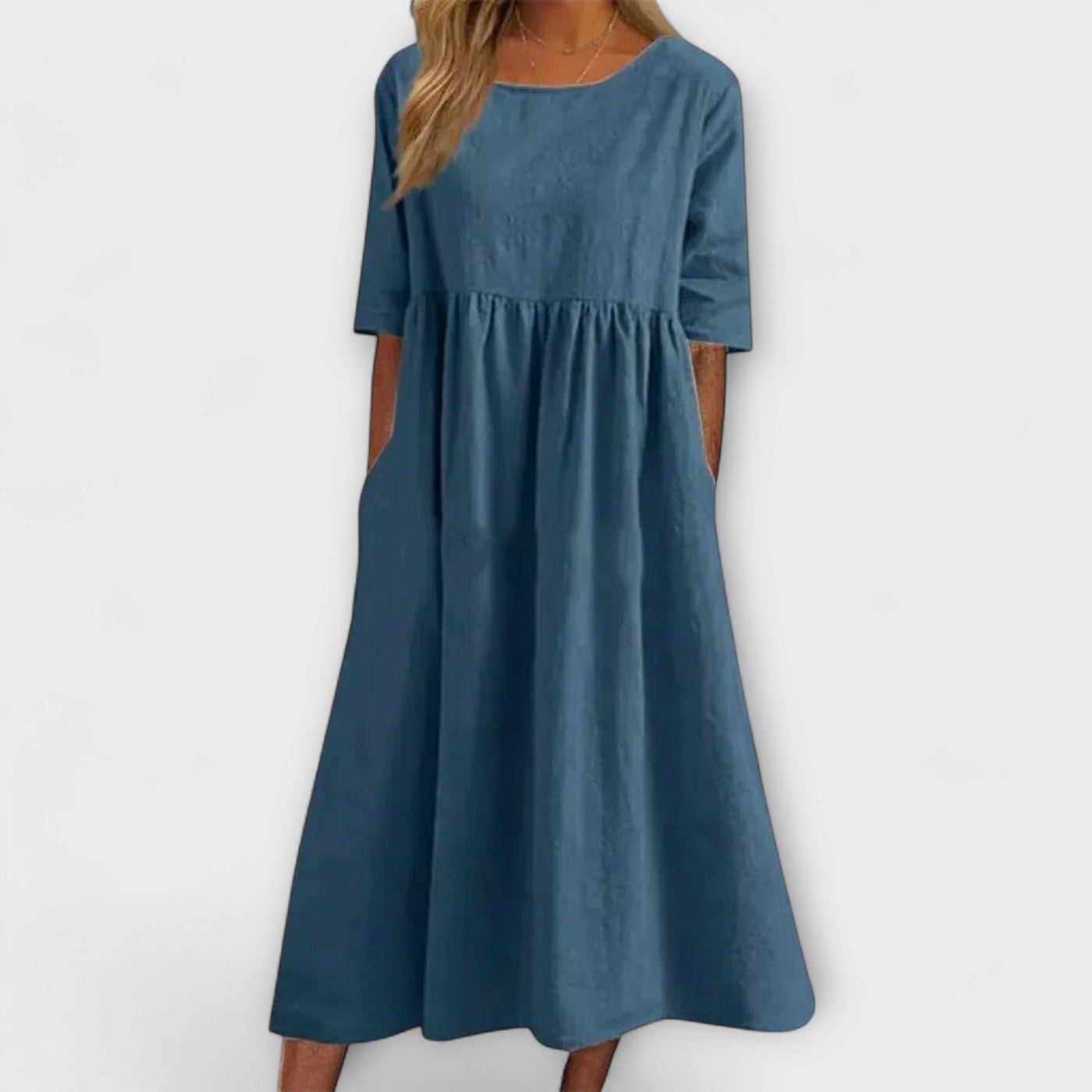 Anja - Vestido largo que cubre el abdomen