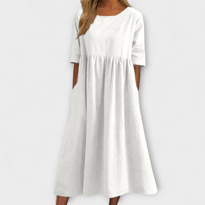 Anja - Vestido largo que cubre el abdomen