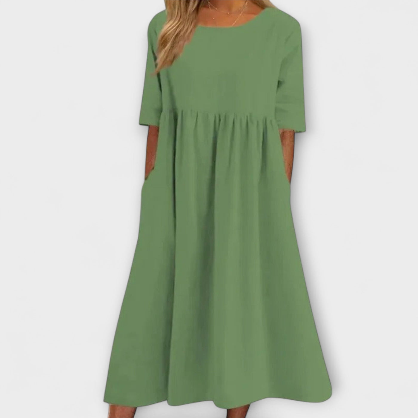 Anja - Vestido largo que cubre el abdomen